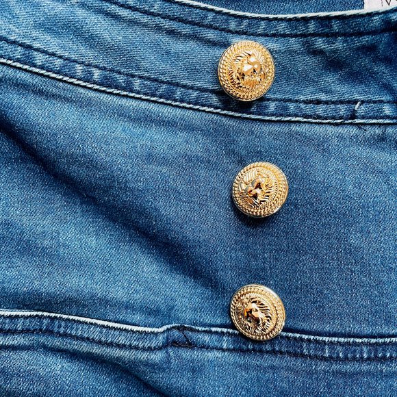 Dana Pant (Blue Denim) - Ivory & Chain - Picture 5 of 13